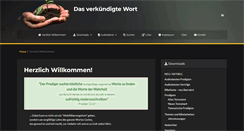 Desktop Screenshot of das-verkuendigte-wort.de